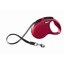 Classic Flexi New Classic szalagos automata póráz M 5m 25kg-ig piros nyakörv, póráz, hám kutyáknak