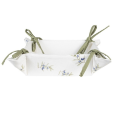 Clayre & EEf Kenyérkosár 35x35x8cm,100% pamut, Olive Fields lakástextília