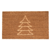 Clayre & EEf Lábtörlő 45x75cm, kókusz-PVC, fenyős