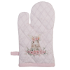 Clayre & EEf Edényfogó kesztyű gyerek méret - Floral Easter Bunny