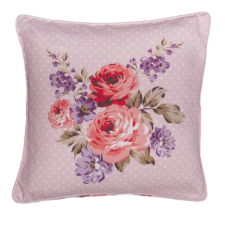 Clayre & EEf Párnahuzat 40x40cm - Dotty Rose lakástextília