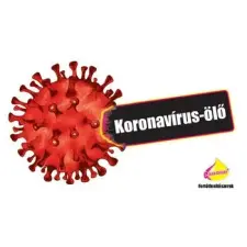  Clean Center Koronavírus-ölő matrica információs címke