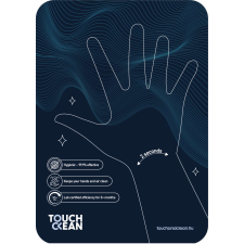 Clean Touch Touch&amp;Clean Száraz Fertőtlenítő Matrica tisztító- és takarítószer, higiénia