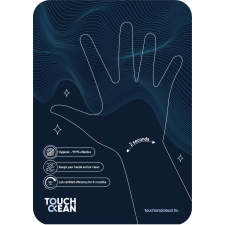 Clean Touch Touch&Clean Száraz Fertőtlenítő Matrica tisztító- és takarítószer, higiénia
