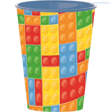CleanDepo Műanyag pohár 260ml Bricks babaétkészlet