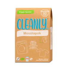 Cleanly Eco mosólap 110g 50 mosás friss erdő illat tisztító- és takarítószer, higiénia