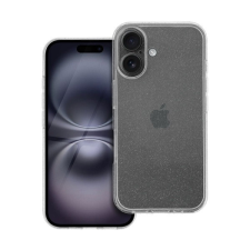 Clear 2mm iPhone 16 csillámos szilikon tok, átlátszó tok és táska