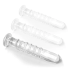 ClearlyHorny Prémium üveg dildó – 18 cm érzéki kényeztetéshez