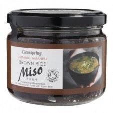 Clearspring bio miso barnarizsből üveges 300 g 300 g reform élelmiszer