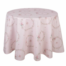  CLEEF.FEB07-1 Asztalterítő 170cm, 100% pamut, Floral Easter Bunny lakástextília