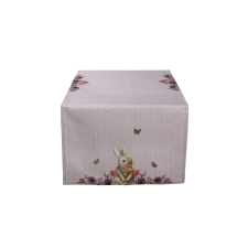  CLEEF.HBU64 Asztali futó 50x140cm, 100% pamut, Happy Bunny lakástextília