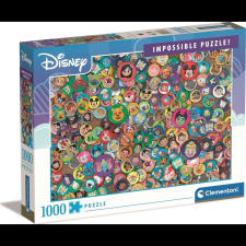 Clementoni 1000 Darabos Lehetetlen Puzzle - Disney Karakterek (GXP-910852) puzzle, kirakós