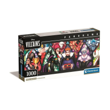 Clementoni 1000 db-os COMPACT - Panoráma puzzle - Disney gonoszak (39872) puzzle, kirakós