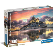 Clementoni 1000 db-os Compact puzzle - A csodálatos Mont Saint-Michel (39769) puzzle, kirakós