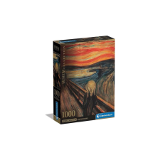 Clementoni 1000 db-os COMPACT puzzle Museum Collection - Munch - A sikoly (39791) puzzle, kirakós
