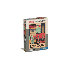 Clementoni 1000 db-os Compact puzzle - Style In The City - London (39844) puzzle, kirakós