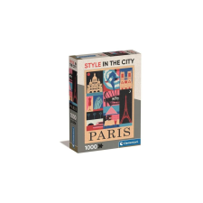 Clementoni 1000 db-os Compact puzzle - Style In The City - Paris (39843) puzzle, kirakós