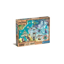 Clementoni 1000 db-os puzzle - Disney Jégvarázs Történet Térkép (39666) puzzle, kirakós