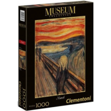 Clementoni 1000 db-os puzzle Museum Collection - Munch - A sikoly (39377) puzzle, kirakós