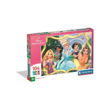 Clementoni 104 db-os Szuper színes puzzle - Disney Hercegnők (25058) puzzle, kirakós