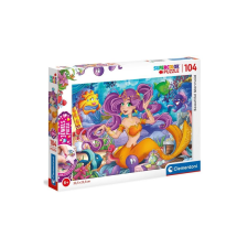 Clementoni 104 db-os Szuper színes puzzle Ékkövekkel - Sellő (20178) puzzle, kirakós