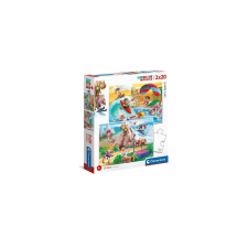 Clementoni 2 x 20 db-os Szuper Színes puzzle - Sportra fel! (24780) puzzle, kirakós
