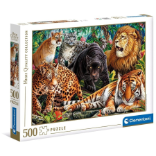 Clementoni 35126 High Quality Collection Puzzle - Vadmacskák (500 db) puzzle, kirakós