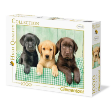 Clementoni 39279 High Quality Collection Puzzle 1000 db - Labrador Kölykök (C39279) puzzle, kirakós