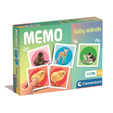 Clementoni Állatos Baby memóriajáték 48 db-os Clementoni memóriajáték