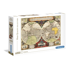 Clementoni Antik tengerész térkép HQC 6000db-os puzzle (36526) (cle36526) - Kirakós, Puzzle puzzle, kirakós