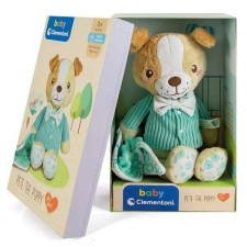 Clementoni Baby plüss kutyus nyálkendővel - díszdobozban plüssfigura