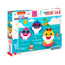 Clementoni Baby Shark maxi kirakó 24 darabos - Clementoni puzzle, kirakós