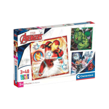 Clementoni Bosszúállók 3x48 db-os Supercolor puzzle - Clementoni puzzle, kirakós