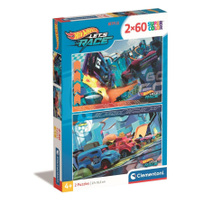 Clementoni Clementoni - 2x60 db-os puzzle - Hot Wheels puzzle, kirakós