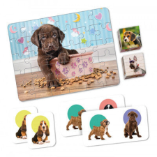 Clementoni Clementoni - 4 az 1-ben kölyökkutyás puzzle puzzle, kirakós