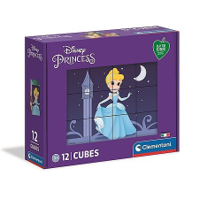 Clementoni Clementoni Disney Hercegnők mesekocka 12 db (45012) puzzle, kirakós
