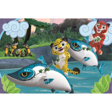 Clementoni CLEMENTONI Leo és Tig vízi kaland maxi puzzle - 24 darabos puzzle, kirakós