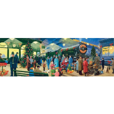 Clementoni Clementoni panoráma puzzle karácsonyi kollekció: Santa 1000 darab puzzle, kirakós