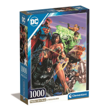Clementoni DC Comics: Az igazság ligája 1000db-os Compact puzzle 50x70cm - Clementoni puzzle, kirakós