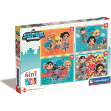 Clementoni Dc Super Hero Mini-Mates 4 Az 1-Ben Puzzle (21520 CLEMENTONI) puzzle, kirakós