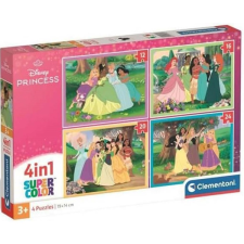 Clementoni Disney Hercegnők 4az1-ben Supercolor puzzle - Clementoni puzzle, kirakós