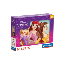 Clementoni : Disney Hercegnők mesekocka 12db-os kreatív és készségfejlesztő