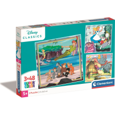 Clementoni Disney klasszikus II Clementoni puzzle 3x48 darabos készlet puzzle, kirakós