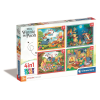 Clementoni Disney Micimackó Fun Days Forever 4 az 1-ben puzzle Clementoni