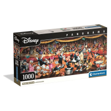 Clementoni Disney Orchestra 1000 db-os panorama Compact puzzle Clementoni puzzle, kirakós