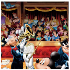 Clementoni Disney Orchestra Kirakós játék 13200 dB Rajzfilmek (38010) puzzle, kirakós