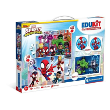 Clementoni Edukit játékgyűjtemény 4 az 1-ben - Spidey és barátai puzzle, kirakós
