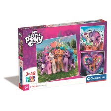 Clementoni Én kicsi pónim Doodles 3x48 db-os puzzle Clementoni puzzle, kirakós