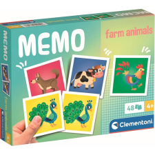 Clementoni Farm állatos 48 db - os memóriajátk Clementoni társasjáték