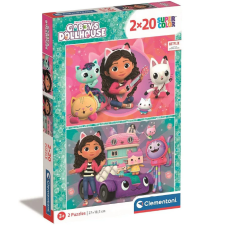 Clementoni Gabi babaháza Cat-world 2x20 db-os puzzle Clementoni puzzle, kirakós